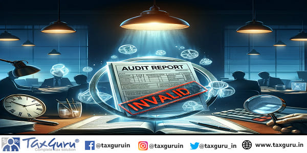Audit Report not valid