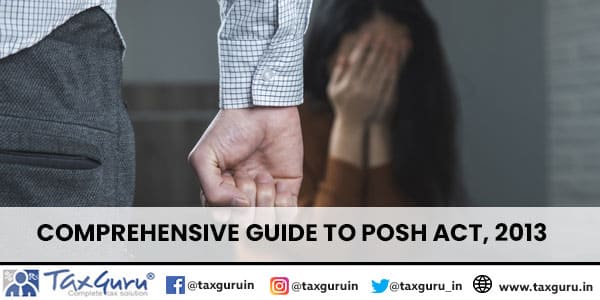 Comprehensive guide to POSH Act, 2013