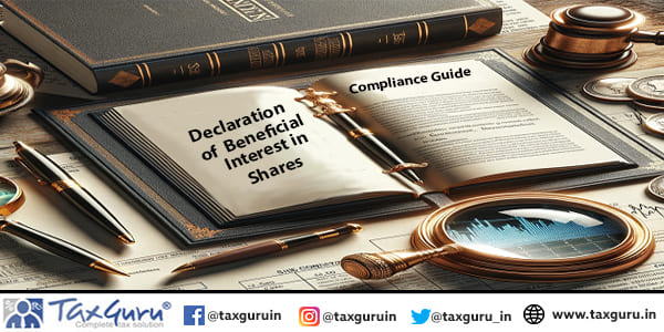 Declaration of Beneficial Interest in Shares Compliance Guide