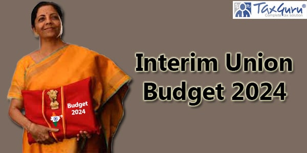 Nirmala sitharaman holding Interim Union Budget 2024