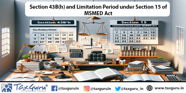 Section 43B(h) and Limitation Period under Section 15 of MSMED Act