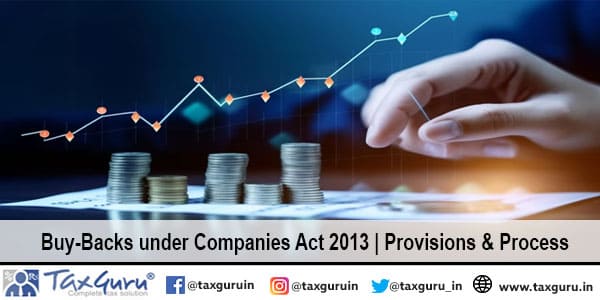 Buy-Backs under Companies Act 2013 Provisions & Process