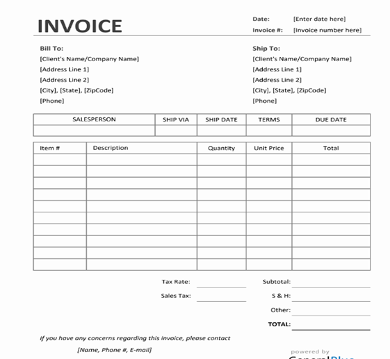 Tax invoice under GST