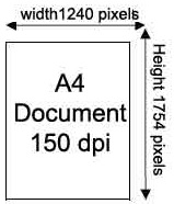 A4 Document 150 dpi