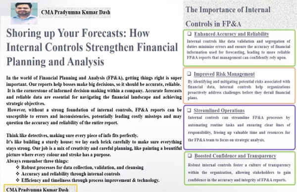 Shoring Up Your Forecasts: How Internal Controls Strengthen Financial Planning And Analysis