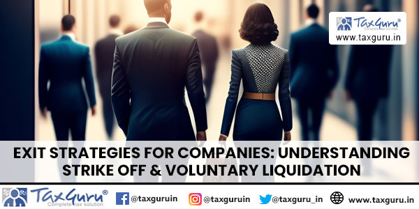 Exit Strategies for Companies Understanding Strike Off & Voluntary Liquidation