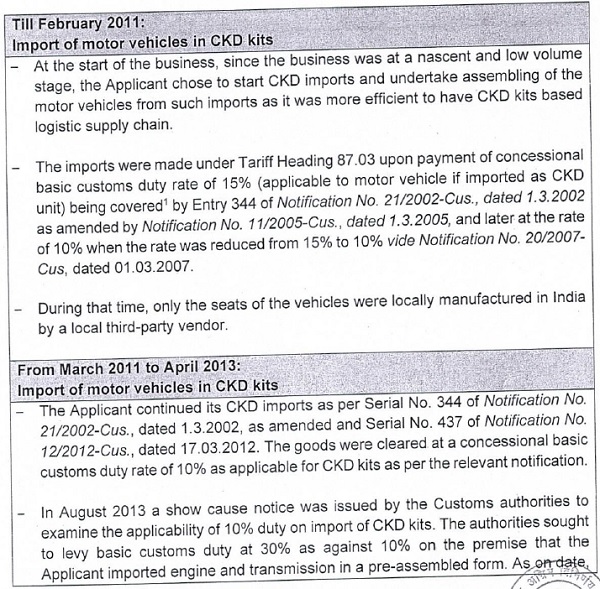 BMW India's business model is summarized