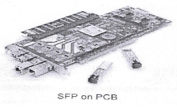 SFP on PCB