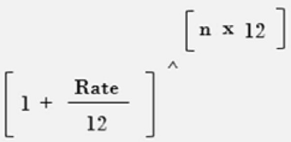 compound depends on periodic frequency