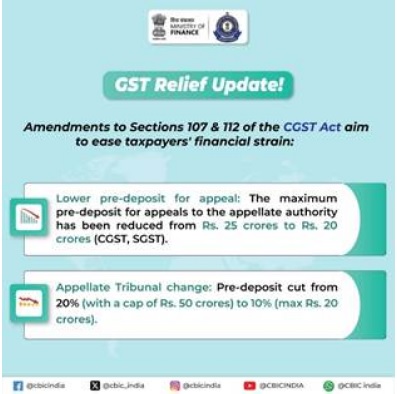 GST Relief Updates