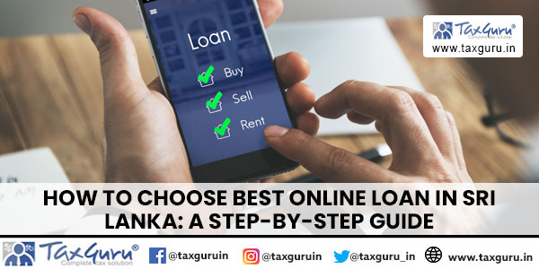 How to Choose Best Online Loan in Sri Lanka A Step-by-Step Guide