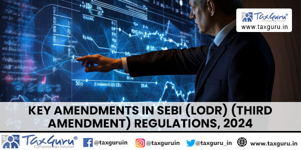 Key Amendments in SEBI (LODR) (Third Amendment) Regulations, 2024