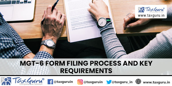 MGT-6 Form Filing Process and Key Requirements