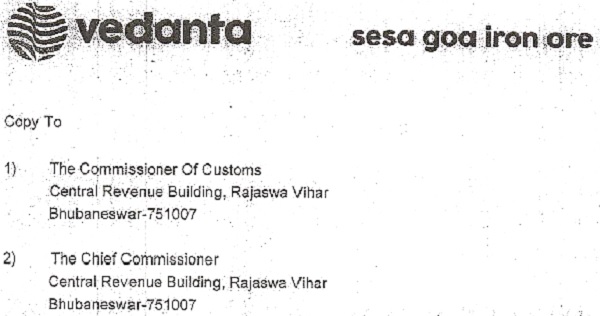 Vedanta And Sesa goa iron ore