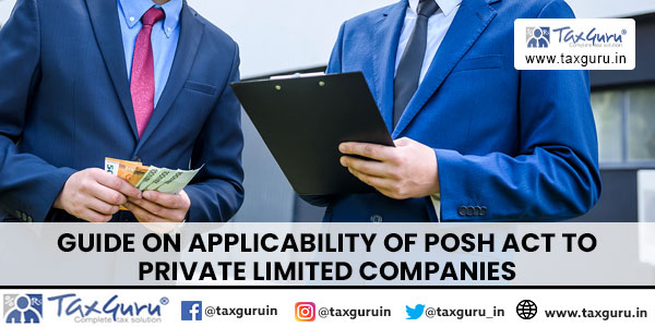 Guide on Applicability of POSH Act to Private Limited Companies