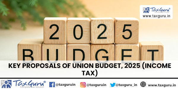 Key Proposals of Union Budget, 2025 (Income Tax)