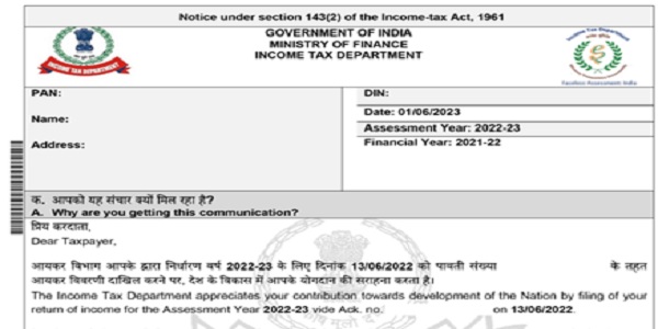 scrutiny requesting to provide complete documents