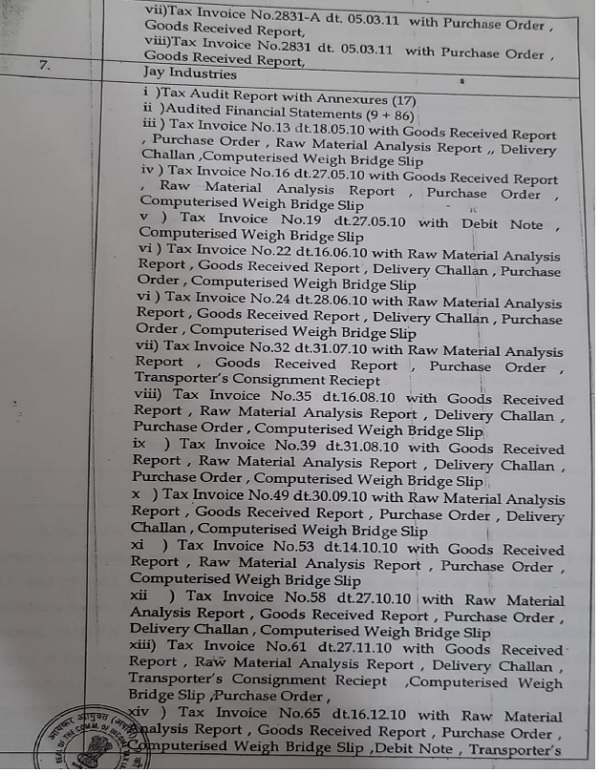 evidences submitted by the assessee as listed below 2