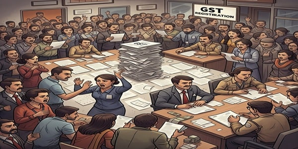 Bureaucracy, frustration and alleged corruption associated with the GST registration process in India