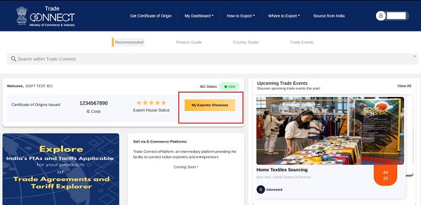 My Exporter Showcase