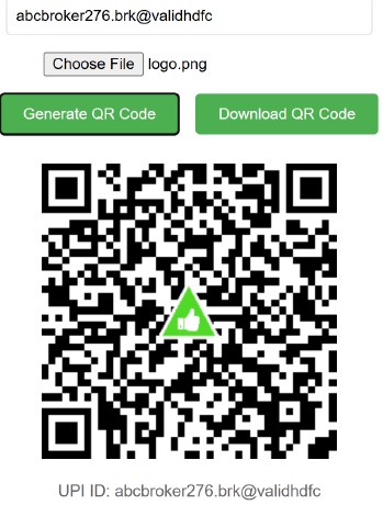 indicative QR code