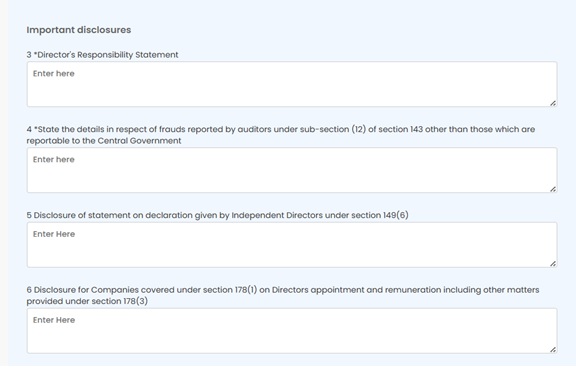 Director's Responded Statement