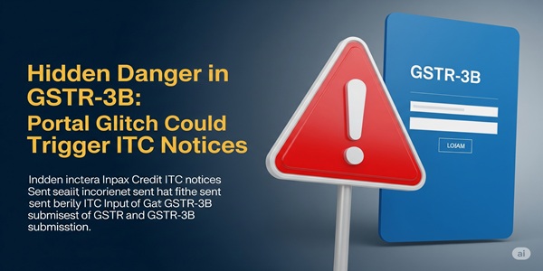 Hidden Danger in GSTR-3B: Portal Glitch Could Trigger ITC Notices