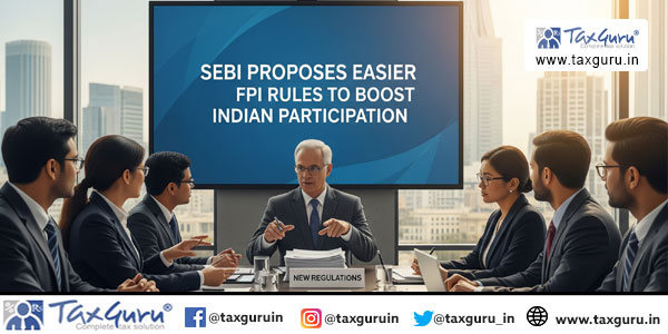 SEBI Proposes Easier FPI Rules to Boost Indian Participation