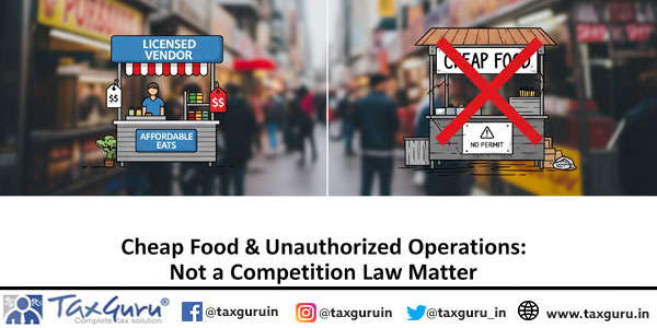 Selling Food Cheap or Unauthorized Shop Operations Not Competition Law Matter