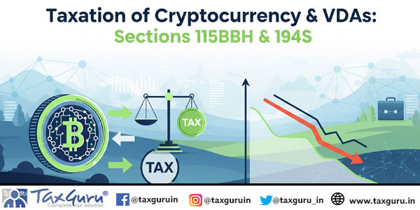 Taxation of Cryptocurrency & VDAs Sections 115BBH & 194S