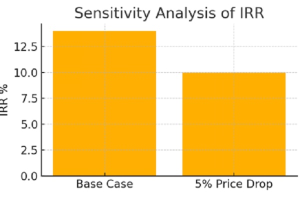 Chart Sensitivity Analysis of IRR