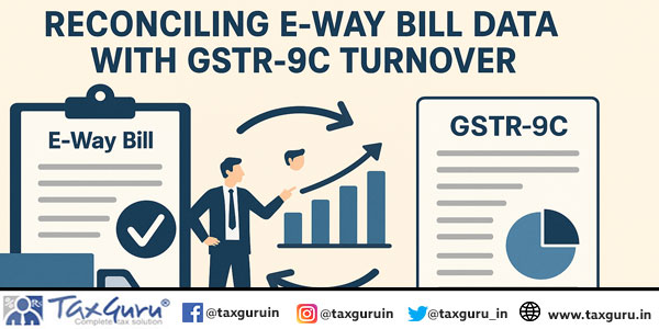Reconciling E-Way Bill Data with GSTR-9C Turnover