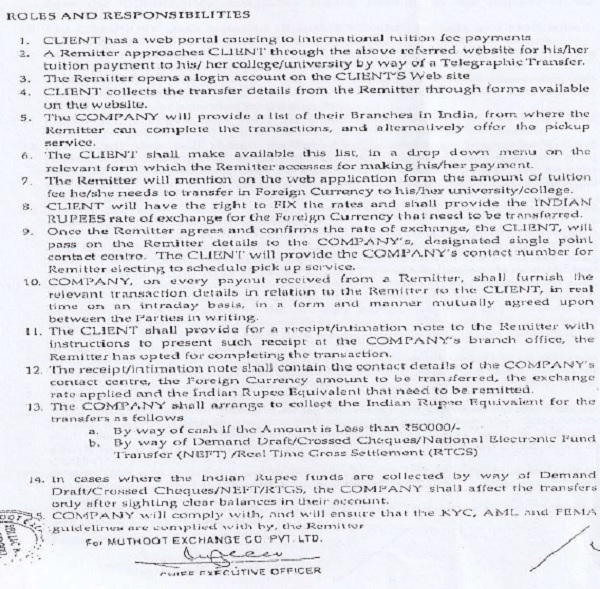 Roles and Responsibilities