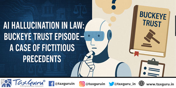 AI Hallucination in Law Buckeye Trust Episode A Case of Fictitious Precedents
