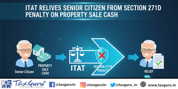 ITAT Relieves Senior Citizen from Section 271D Penalty on Property Sale Cash