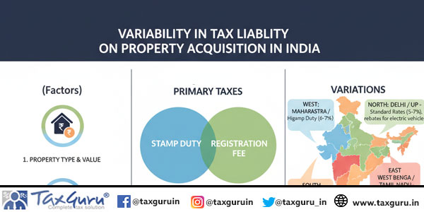 Variability in Tax Liability on Property Acquisition in India