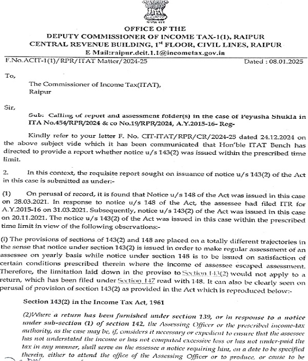 completeness of facts and to consider the contention of the revenue-1