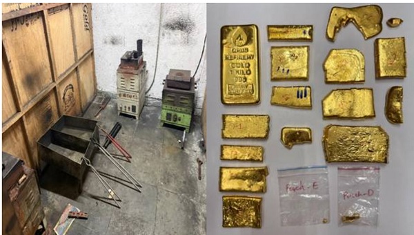 Additional 5.53 kg of gold bars from one of the shops