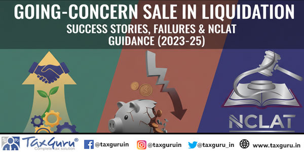 Going-Concern Sale in Liquidation Success Stories, Failures & NCLAT Guidance (2023–25)