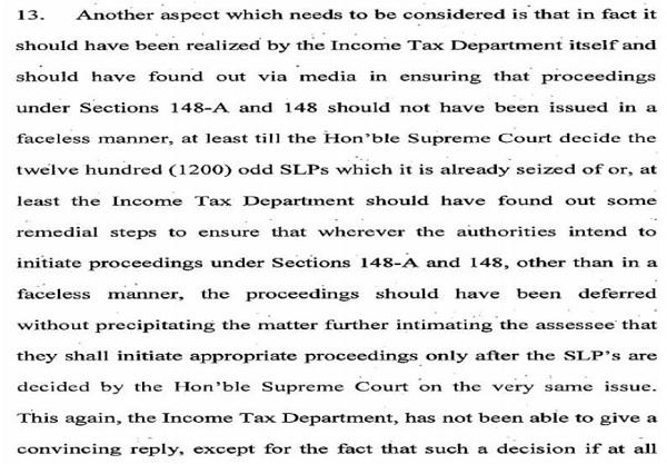 Hon’ble High Court has held in para 13