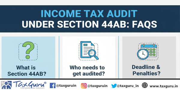 Income Tax audit under section 44AB FAQs