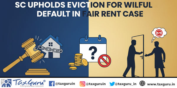 SC Upholds Eviction for Wilful Default in Fair Rent Case