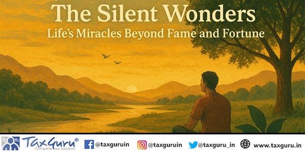 The Silent Wonders Life’s Miracles Beyond Fame and Fortune