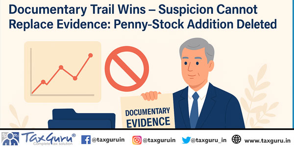 Documentary Trail Wins- Suspicion Cannot Replace Evidence: Penny-Stock Addition Deleted