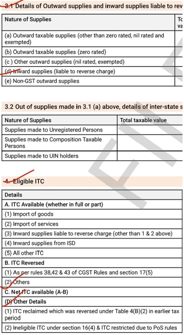 GST R 3B नमूना