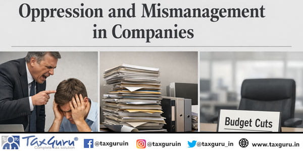 Oppression and Mismanagement in Companies