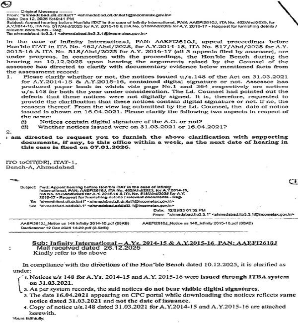 said notices do not bear visible digital signatures