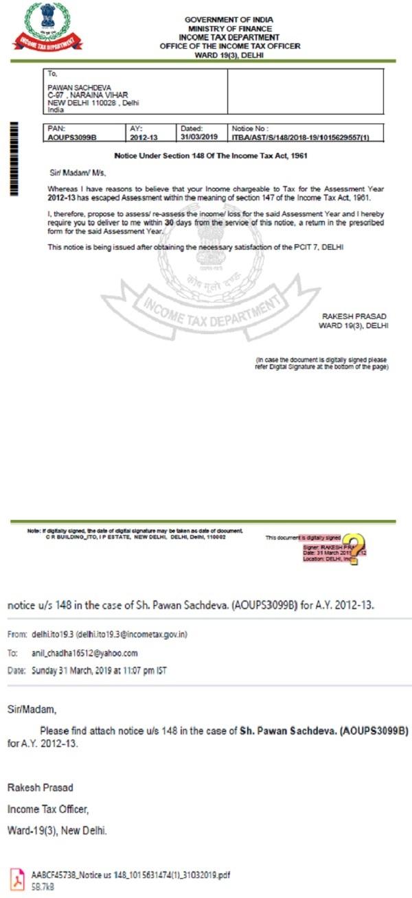 Reassessment Upheld as Section 148 Notice Issued Within Limitation ...