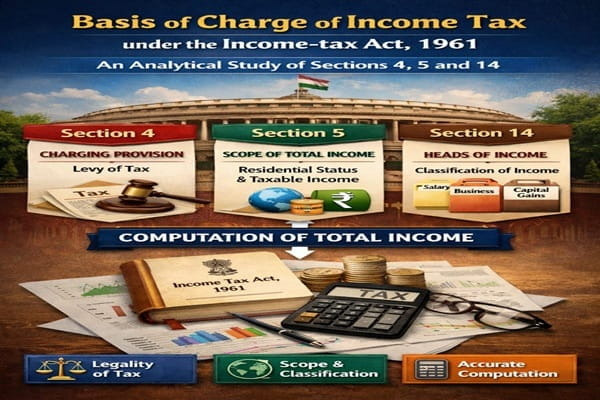 Basis of Charge of Income Tax under Income-tax Act, 1961