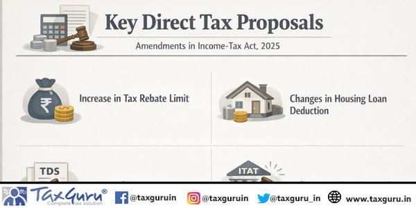 Key Direct Tax Proposals With reference to amendments in Income-Tax Act, 2025